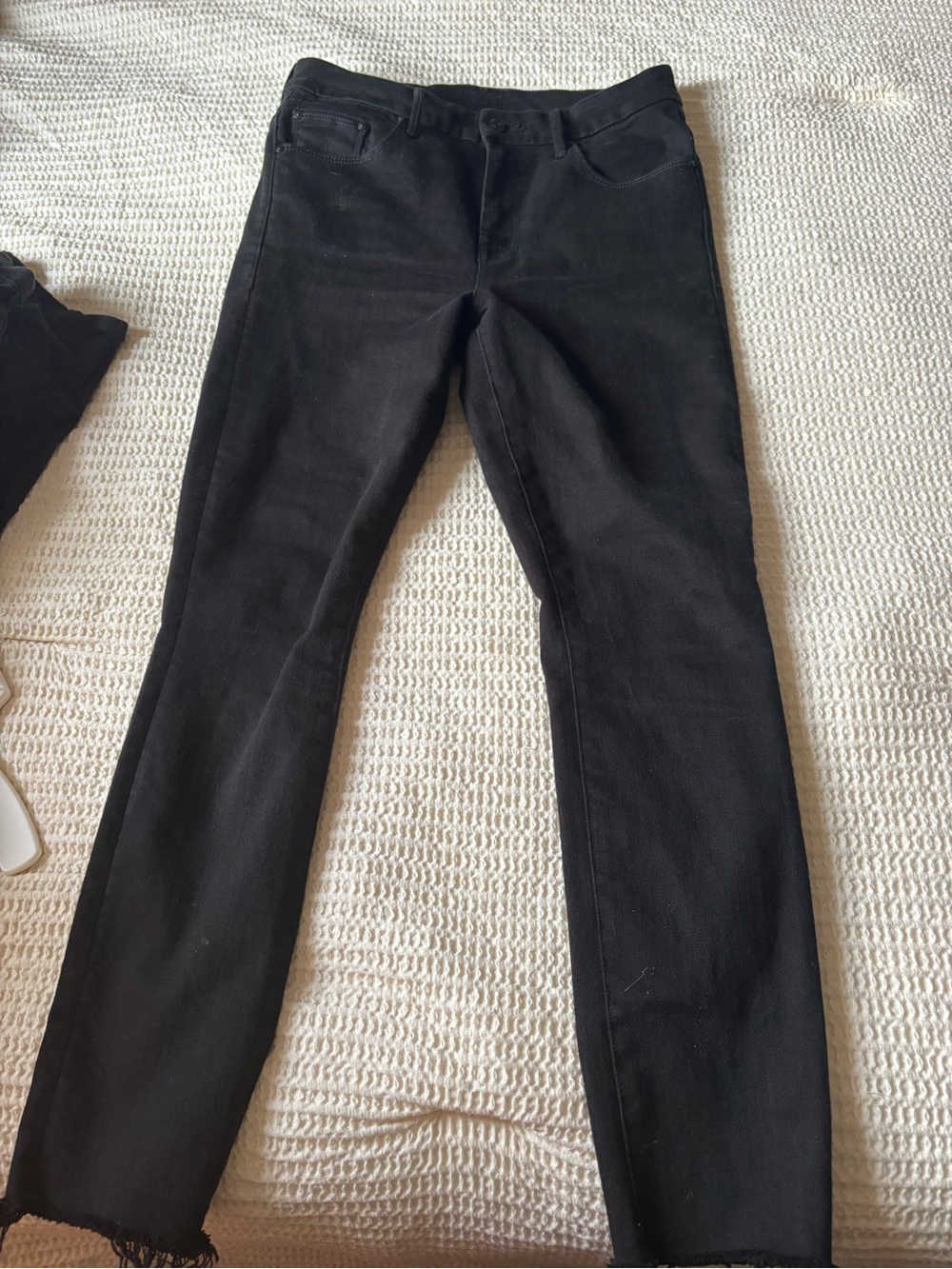 MOTHER Black Skinny Jeans